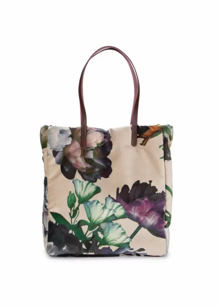 Best | Borsa Shopper Olanda Fiori Beige Borse A Spalla