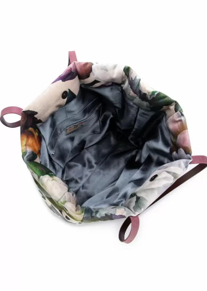 Best | Borsa Shopper Olanda Fiori Beige Borse A Spalla