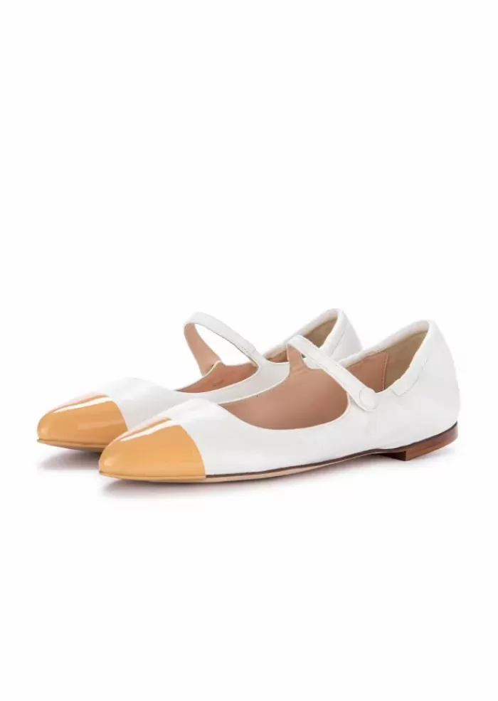 Hot | Ballerine Plonge' Bianco Pesca Ballerine