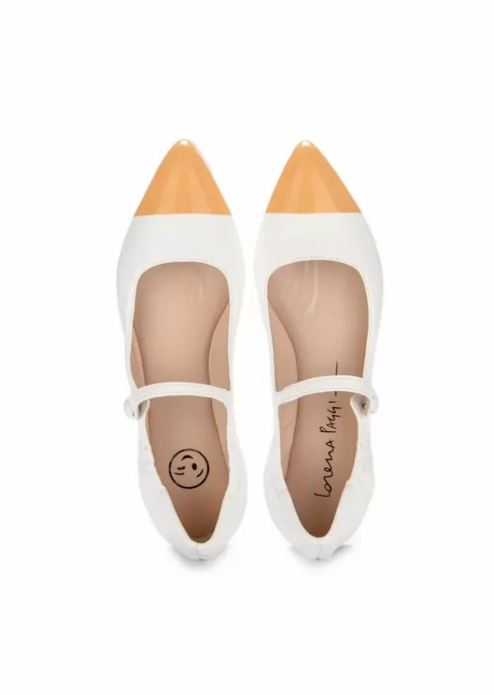 Hot | Ballerine Plonge' Bianco Pesca Ballerine