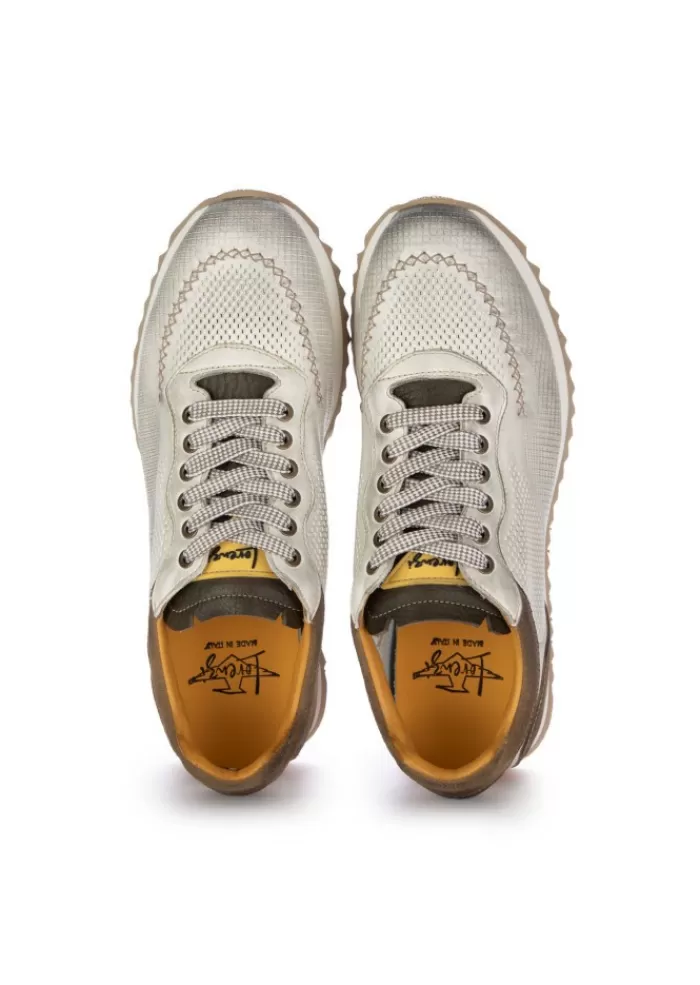 Online | Scarpe Allacciate Safari Bianco Marrone Allacciate