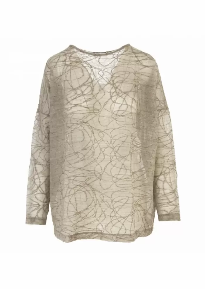 Discount Maglia Donna | Madrepora Jule Beige Grigio Maglieria