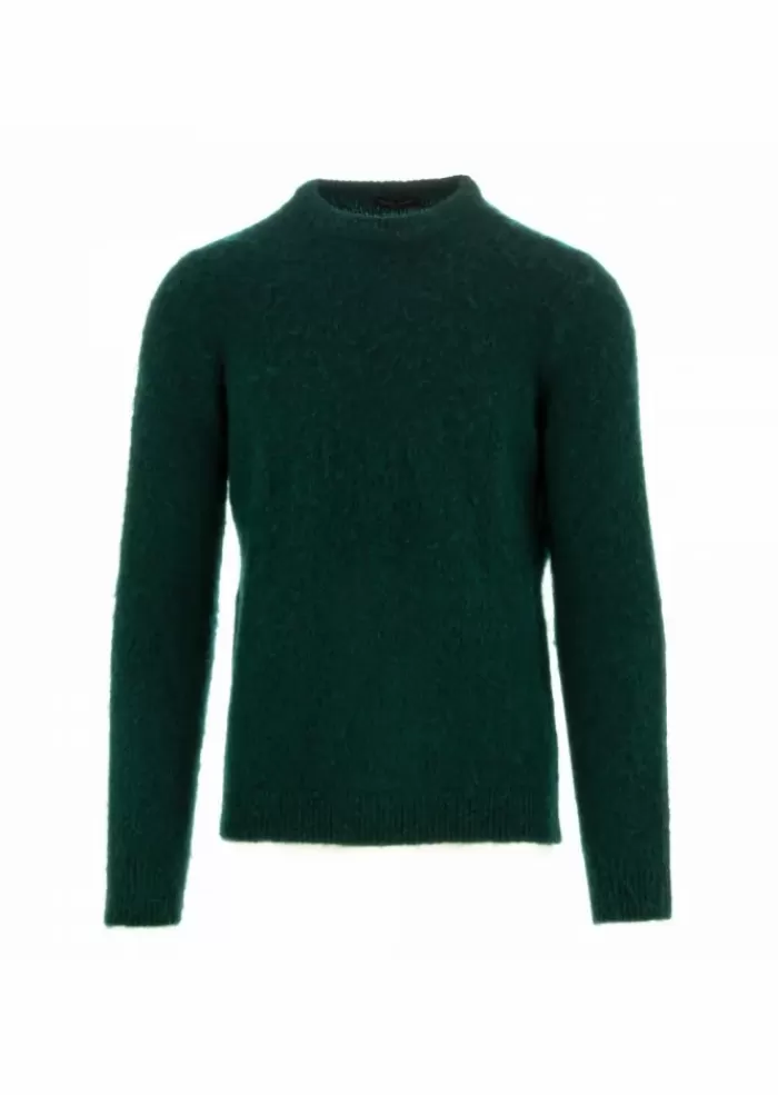 Shop Maglione Uomo | Verde Scuro Maglieria