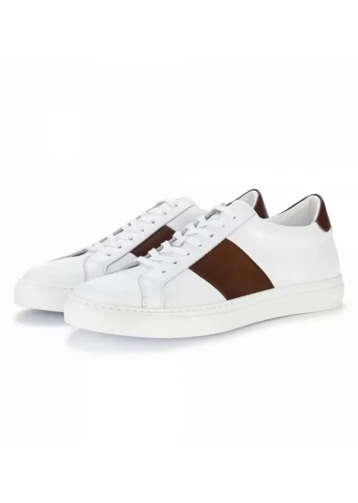 Hot | Sneakers Yosuke1 Bianco Marrone Sneakers