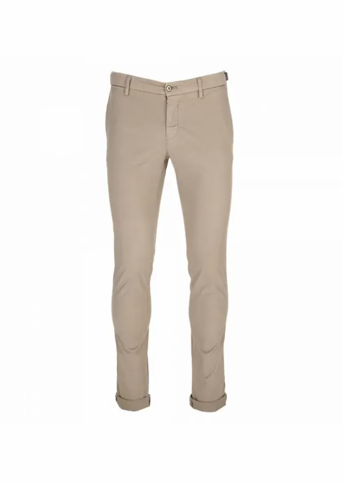 Shop | Pantalone Cotone Stretch Beige Pantaloni