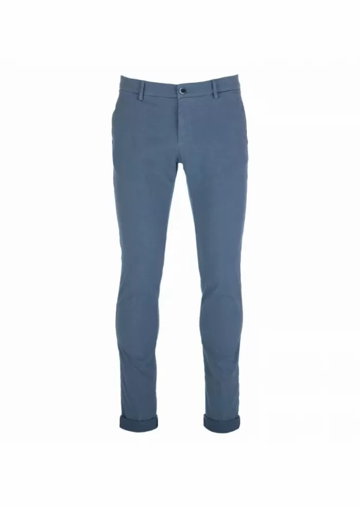 Store | Pantaloni Chino Jacquard Blu Pantaloni