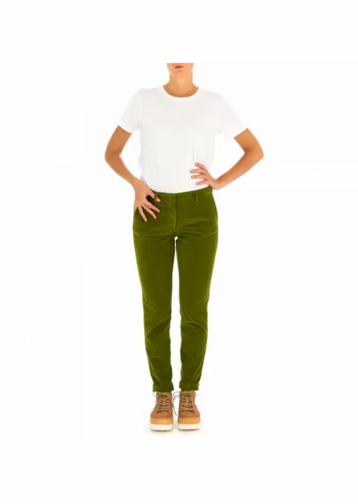 Flash Sale Mason'S | Pantaloni Donna "New York" Verde Pantaloni