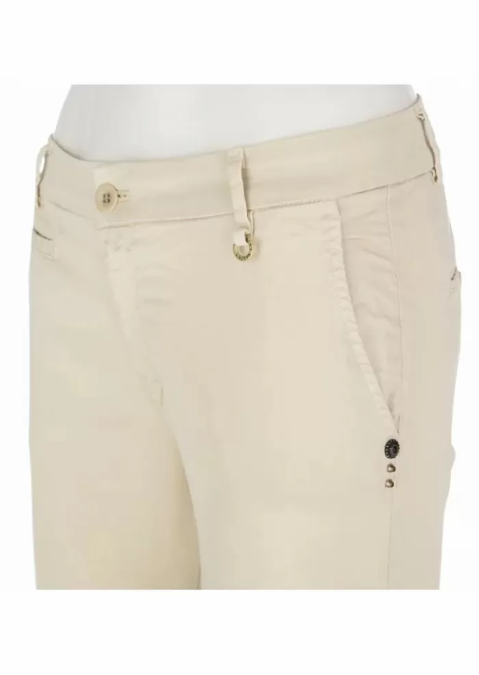 Outlet Mason'S | Pantaloni Jaquelinecurvie Chino Beige Pantaloni