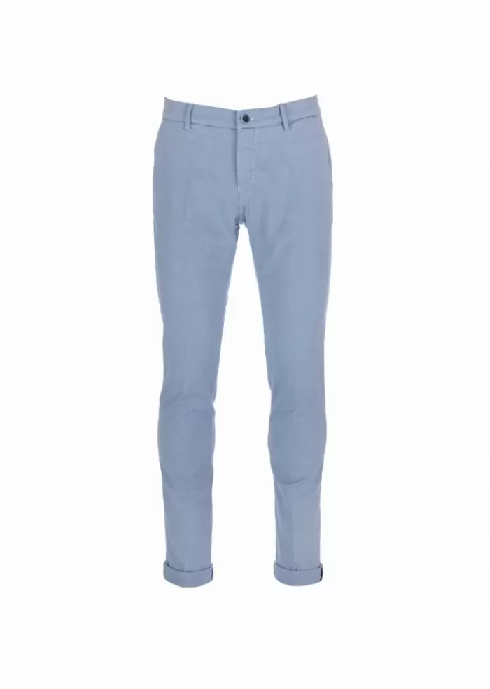 Sale | Pantaloni Milanostyle Texture Puntinato Azzurro Pantaloni