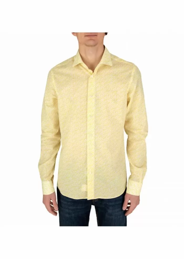 Clearance | Camicia Cotone Luca Giallo Camicie