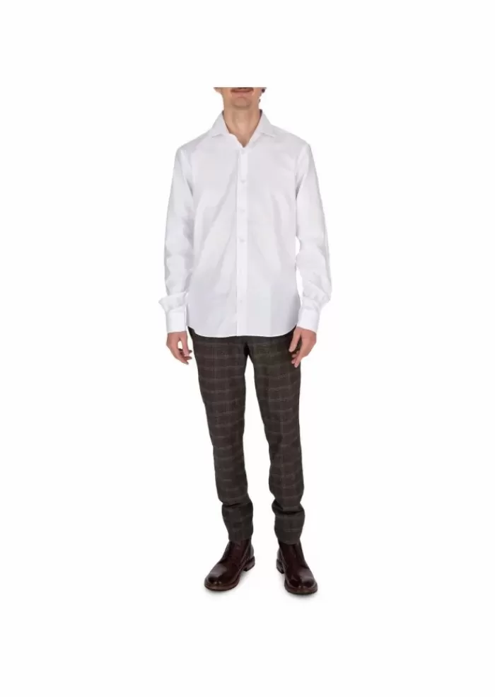 Outlet | Camicia Luca Colletto Classico Bianco Camicie