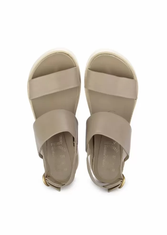 Cheap | Sandali Platform Pelle Grigio Sandali