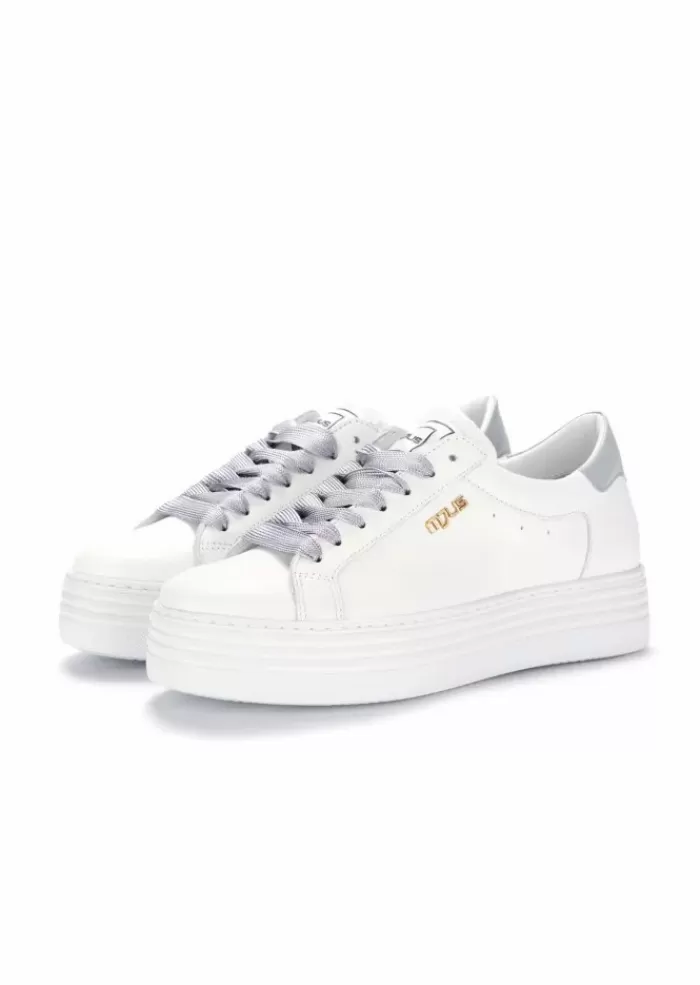 Online | Sneakers Anisette Pelle Bianco Grigio Sneakers