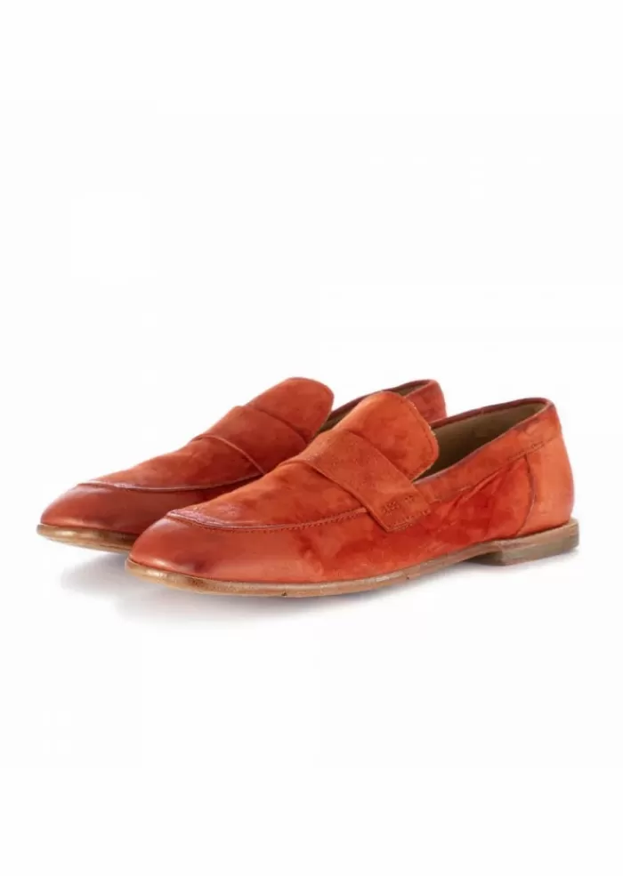 Outlet | Mocassino Scamosciato City Rosso Mattone Mocassini