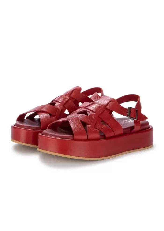 Flash Sale | Sandali Platform Arizona Raw Rosso Sandali