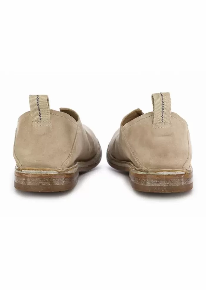 Discount | Scarpa Pantofola Scamosciato Grigio Beige Mocassini