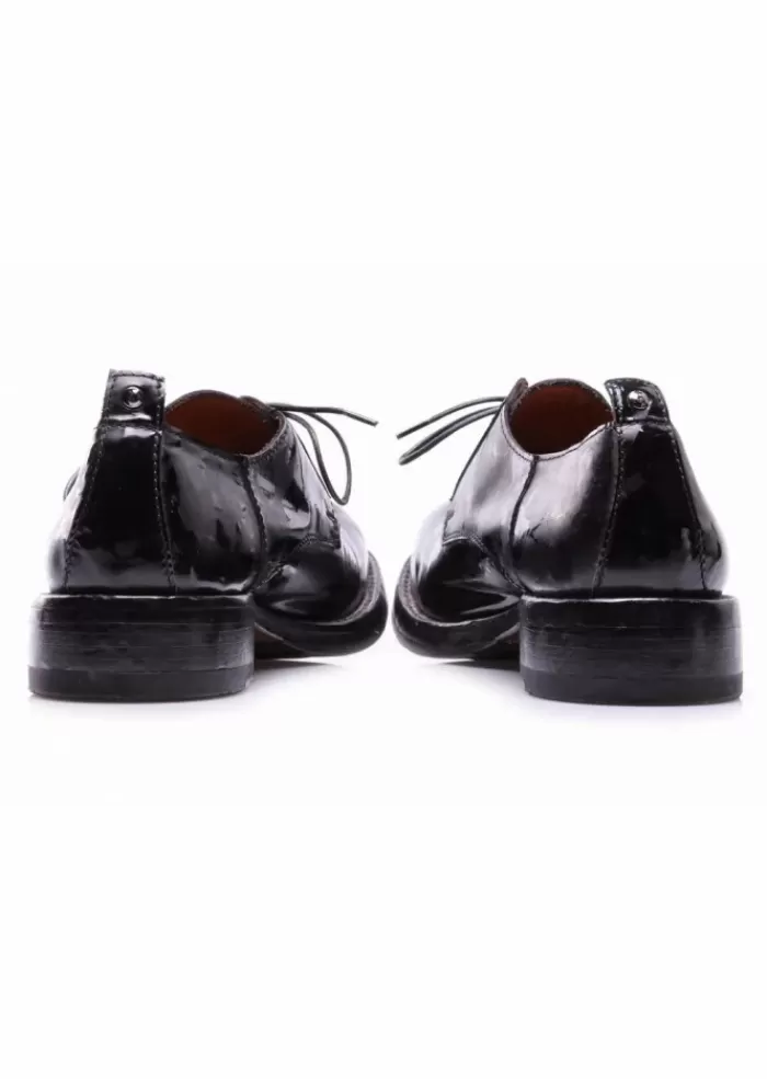 Sale | Scarpe Allacciate Plus In Pelle Nero Scarpe Basse