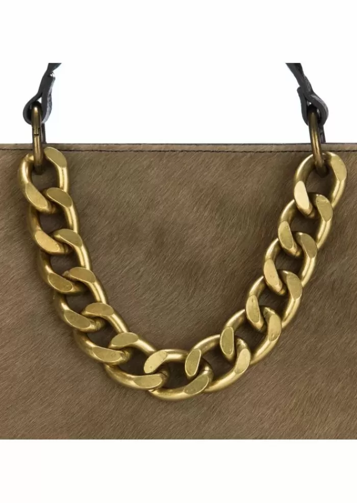 Best Sale | Borsa A Mano Eveline Nero Khaki Borse A Mano