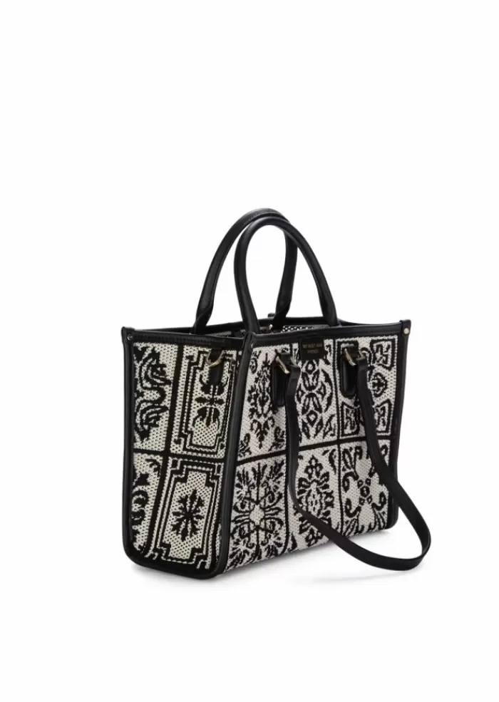 Sale | Borsa A Spalla Lisbona Nero Bianco Tracolle