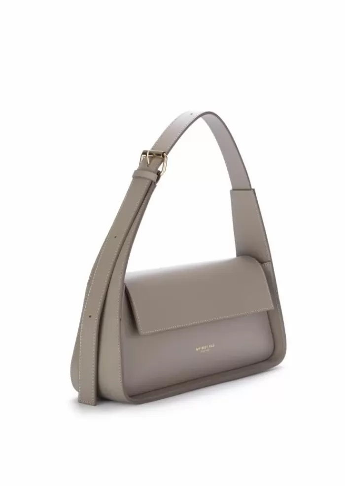 Fashion | Borsa A Spalla Lizbeth Grigio Tortora Borse A Spalla