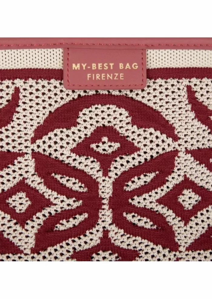 Store | Borsa A Tracolla Lisbona Mineral Rosso Bianco Tracolle
