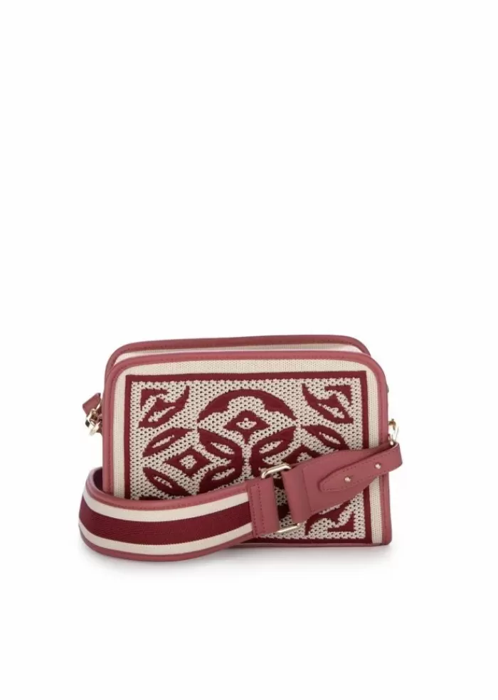 Store | Borsa A Tracolla Lisbona Mineral Rosso Bianco Tracolle