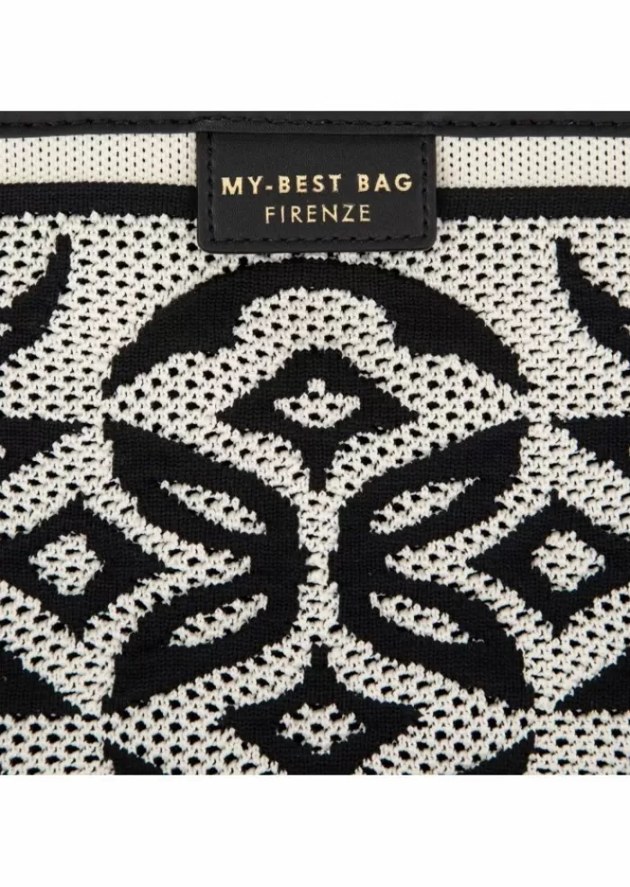 Outlet | Borsa A Tracolla Lisbona Nero Bianco Tracolle