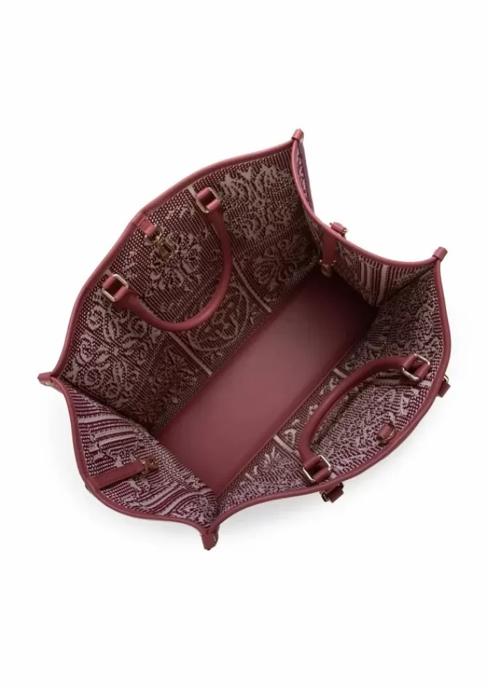 Cheap | Borsa Shopper Lisbona Mineral Rosso Bianco Tracolle