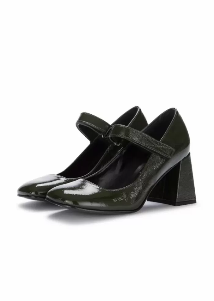 Shop | Scarpe Tacco Naplak Verde Bottiglia Tacco