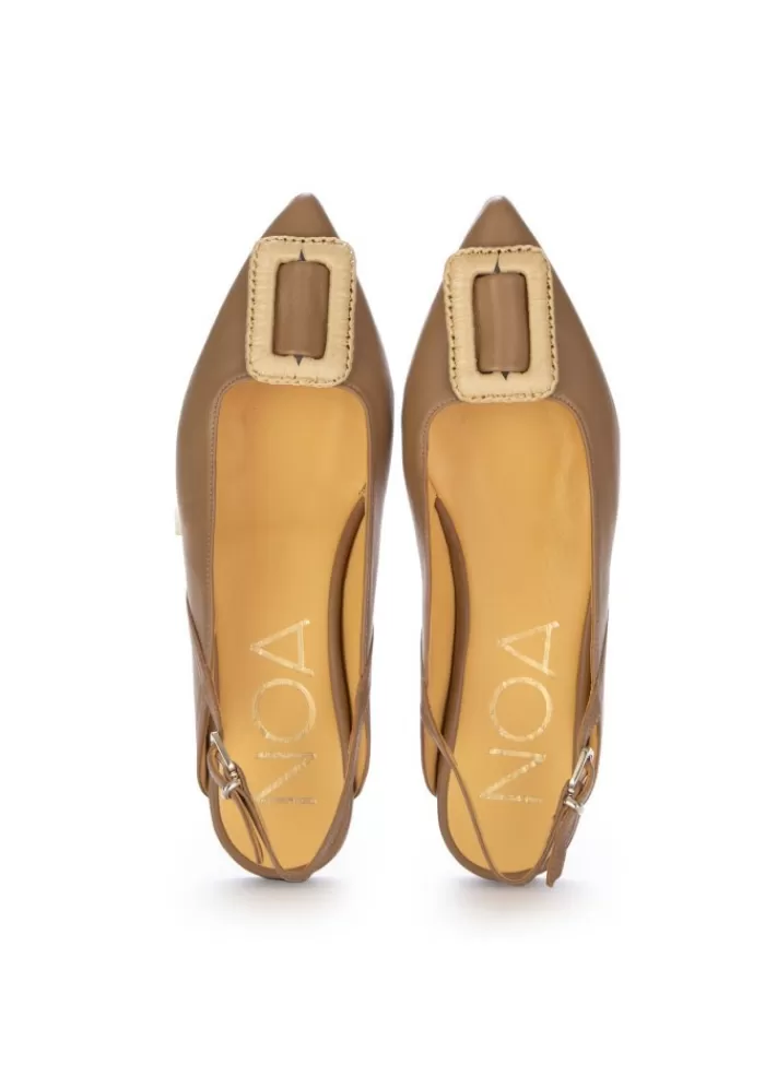 Store | Slingback Con Dettaglio Marrone Sandali