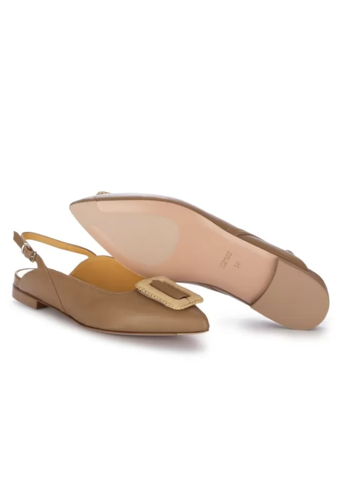 Store | Slingback Con Dettaglio Marrone Sandali