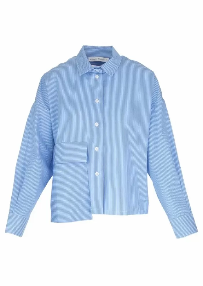 Discount | Camicia Righe Azzurro Bianco Camicie