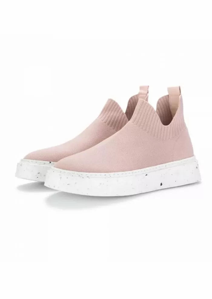 Hot | Sneakers Knit Low Rosa Sneakers