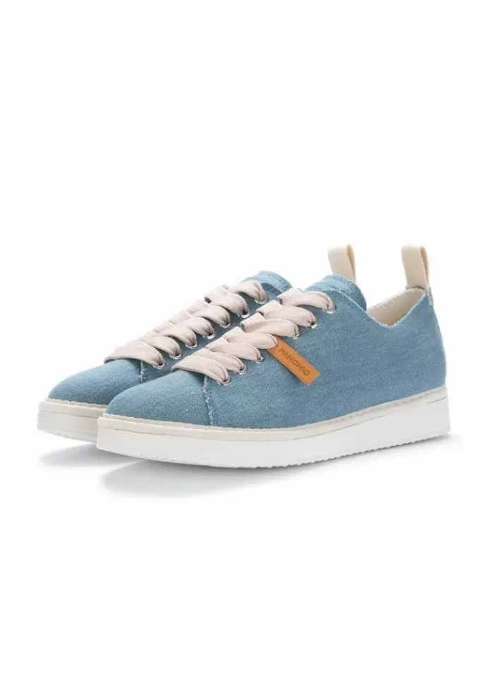 Hot | Sneakers Blu Fatte A Mano Sneakers