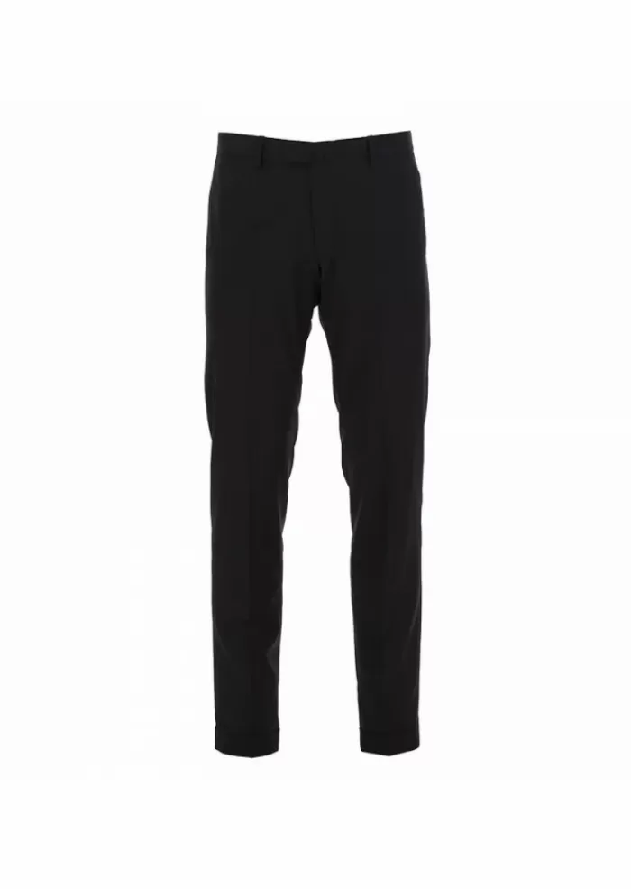 Outlet Pantaloni Uomo | Blu Navy Fresco Lana Pantaloni