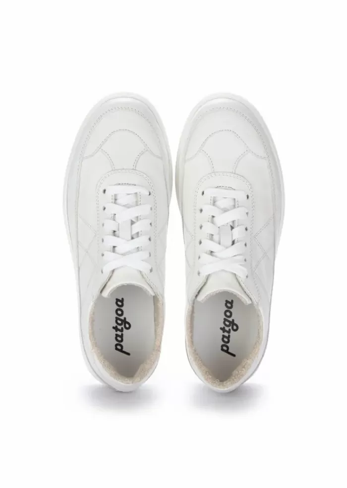 Shop Patgoa | Sneakers Saba Pelle Bianco Sneakers