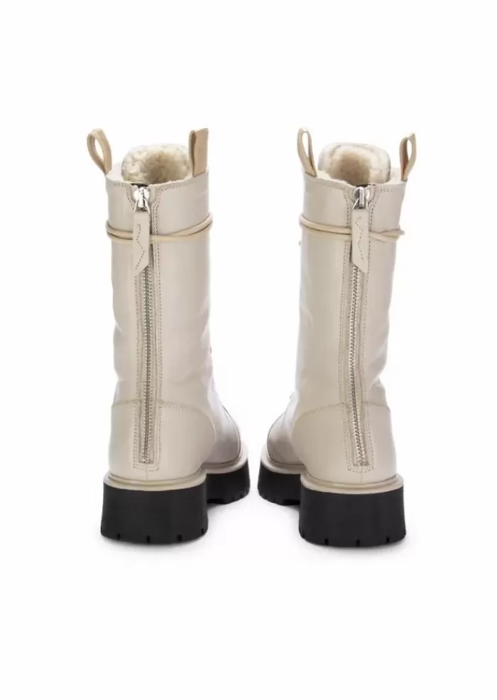 Clearance | Stivaletti Scorpio Fur Bianco Panna Stivali