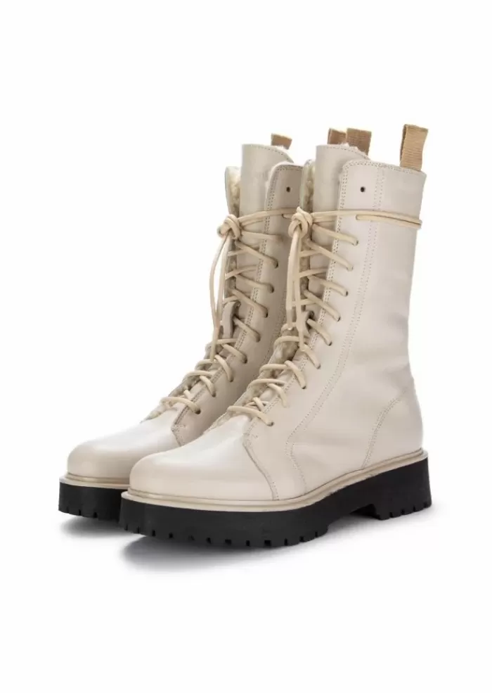 Clearance | Stivaletti Scorpio Fur Bianco Panna Stivali