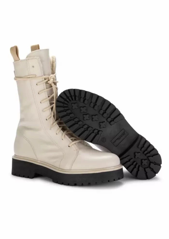 Clearance | Stivaletti Scorpio Fur Bianco Panna Stivali