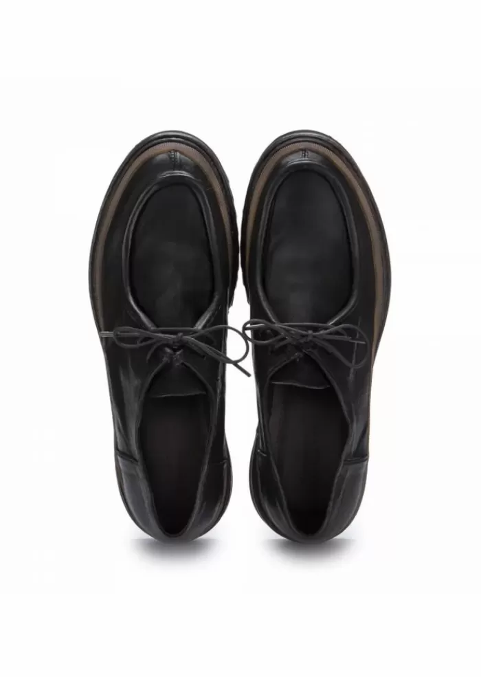 Clearance | Scarpe Allacciate Banda In Pelle Nero Allacciate