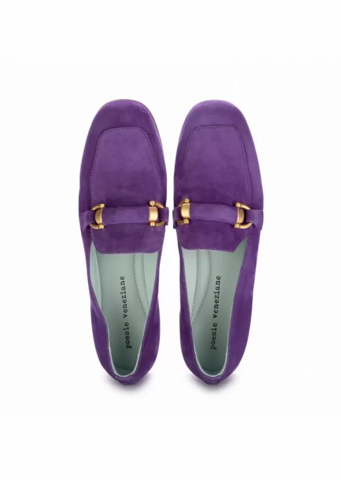 Best Sale | Mocassini Carmen Camoscio Viola Mocassini