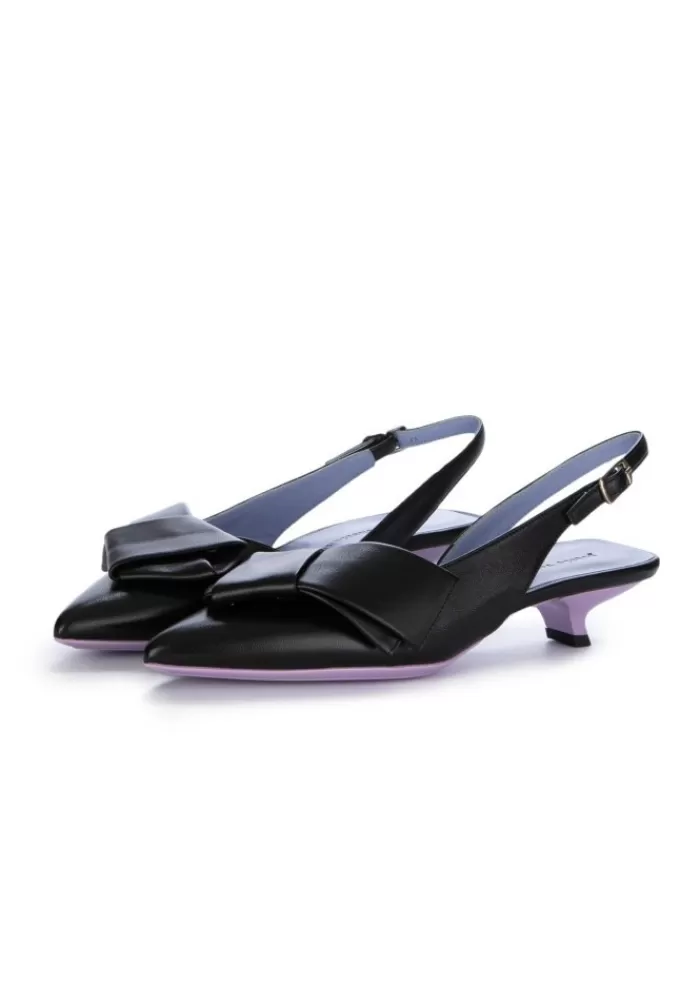 Discount | Slingback Ophelia Nero Sandali