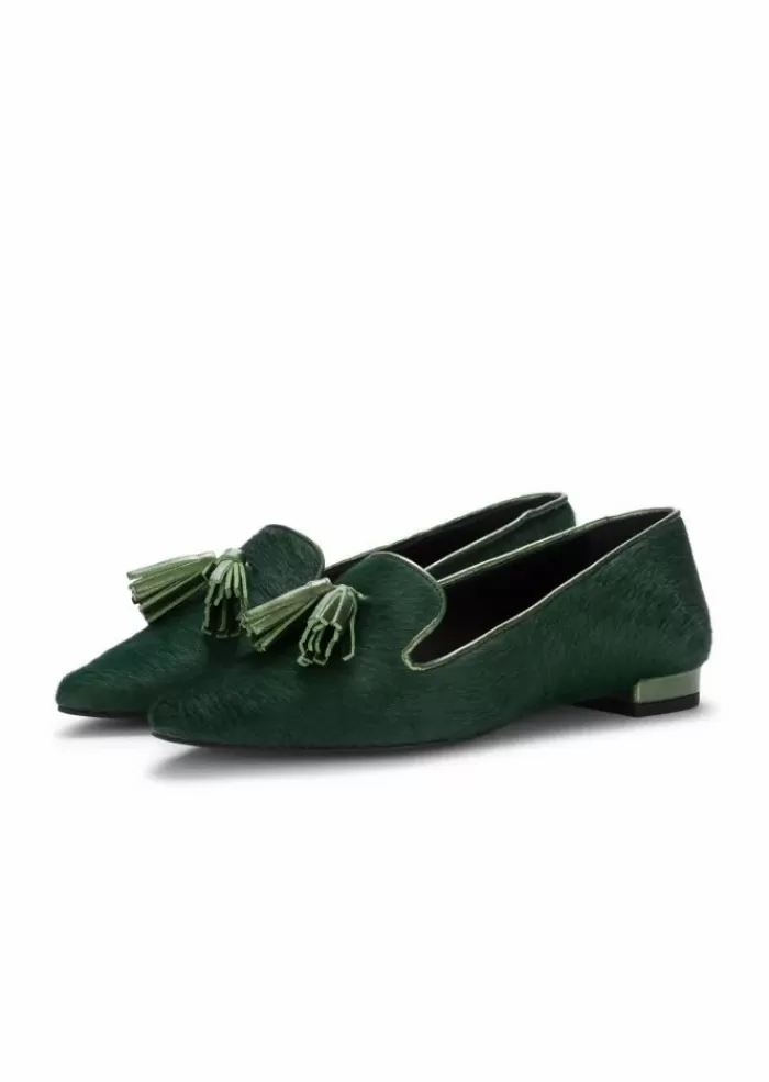 Hot | Ballerine Luisa Cavallino Verde Ballerine