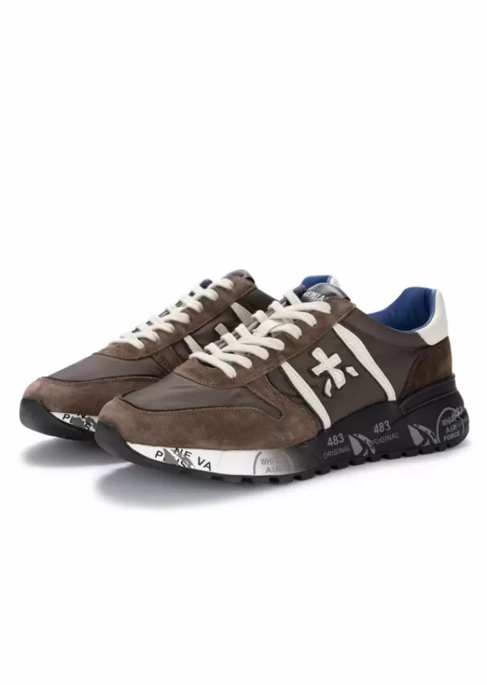 Discount | Sneakers Lander Camoscio Nylon Marrone Sneakers