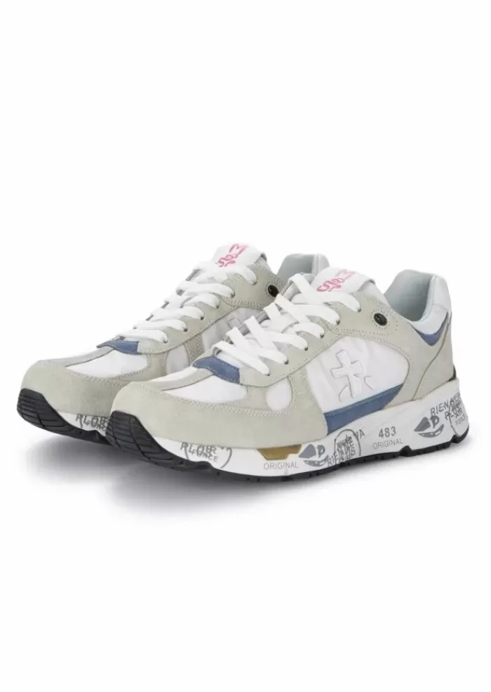 New | Sneakers Mase Bianco Beige Azzurro Sneakers