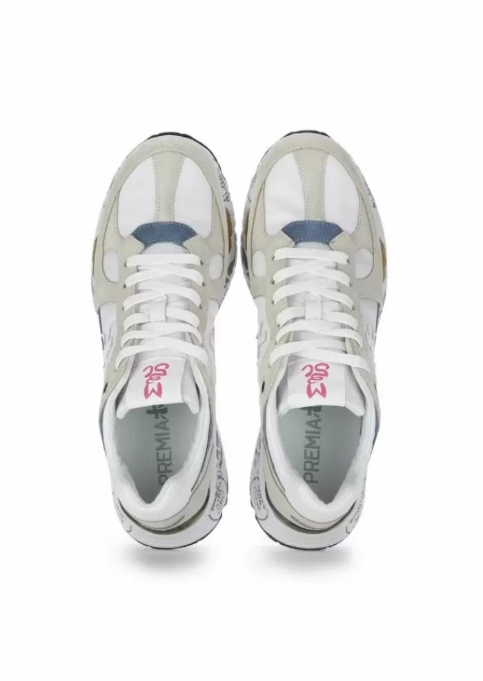 New | Sneakers Mase Bianco Beige Azzurro Sneakers