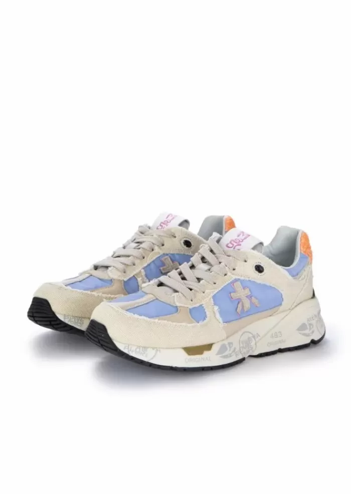 Sale | Snekaers Mased Vintage Beige Lilla Sneakers