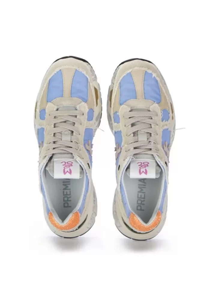 Sale | Snekaers Mased Vintage Beige Lilla Sneakers