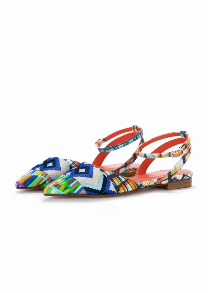 Sale | Ballerine Chanel Flat Multicolore Sandali