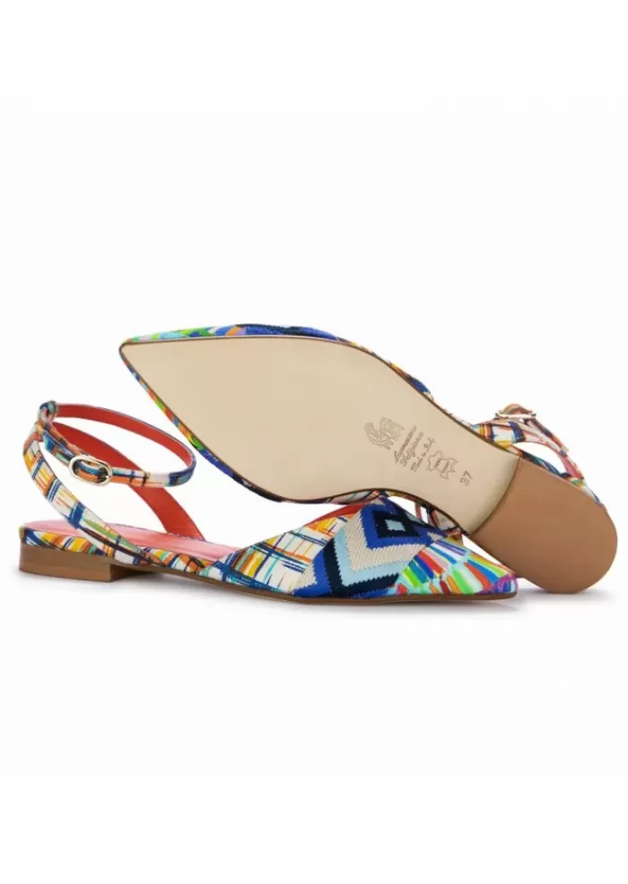 Sale | Ballerine Chanel Flat Multicolore Sandali